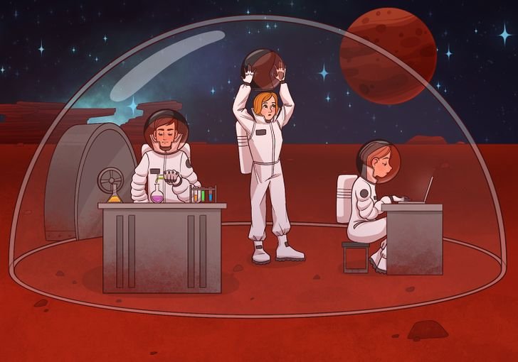 Brain Teaser Can you spot the mistake in Space Station Picture
