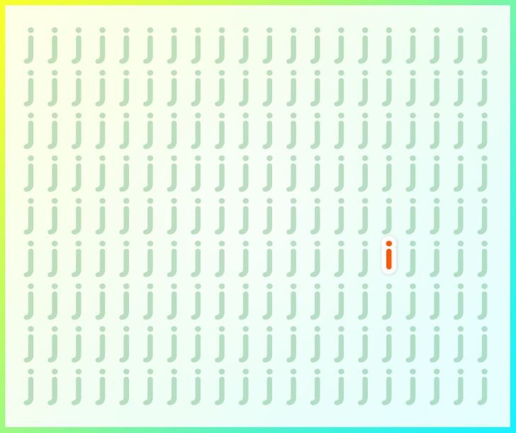Brain Teaser: Spot the hidden I among Js in picture Answer